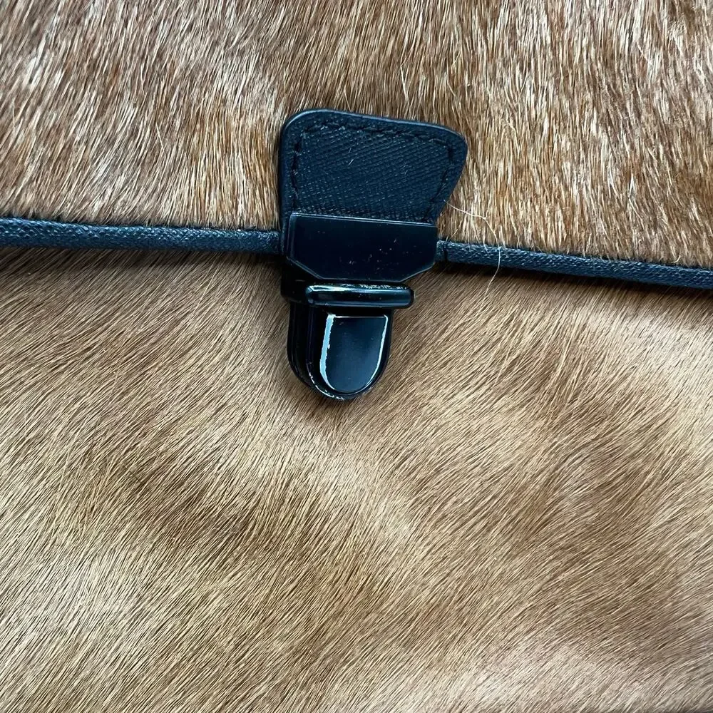 IIIBeca by Joy Gryson Brown‎ Calfhair Crossbody Bag